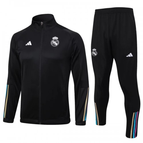Real Madrid Ensemble Vestes d'Entraînement 2023-24 Noire Real Madrid Ensemble Vestes d'Entraînement 2023-24 Noire